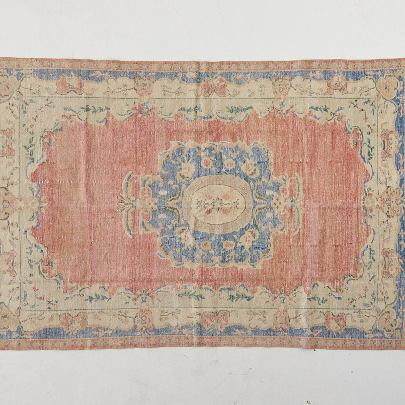 Chablis Vintage Rug | 6' x 9'2" - elsie green - textiles