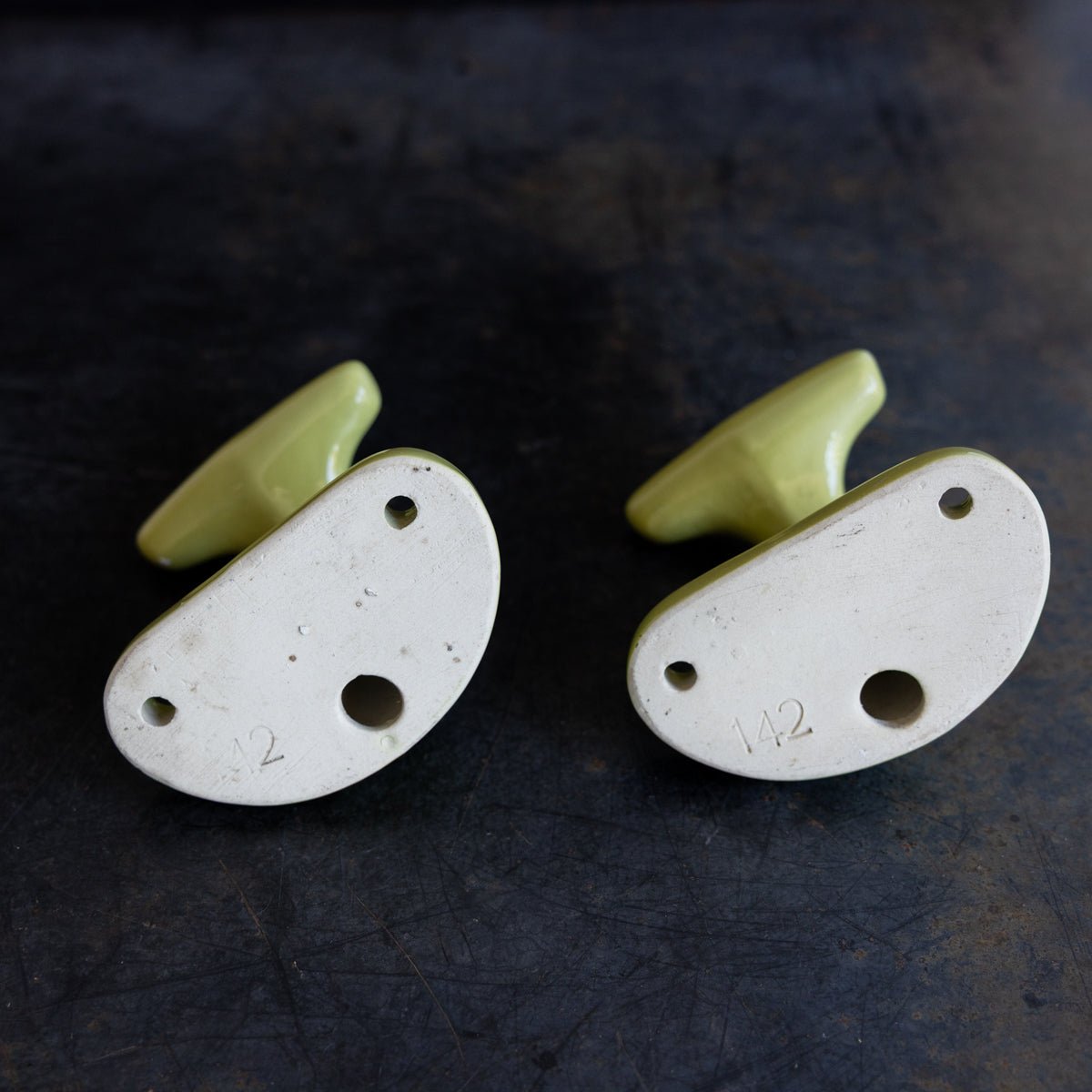 Chartreuse Porcelain Towel Hook - elsie green - decor