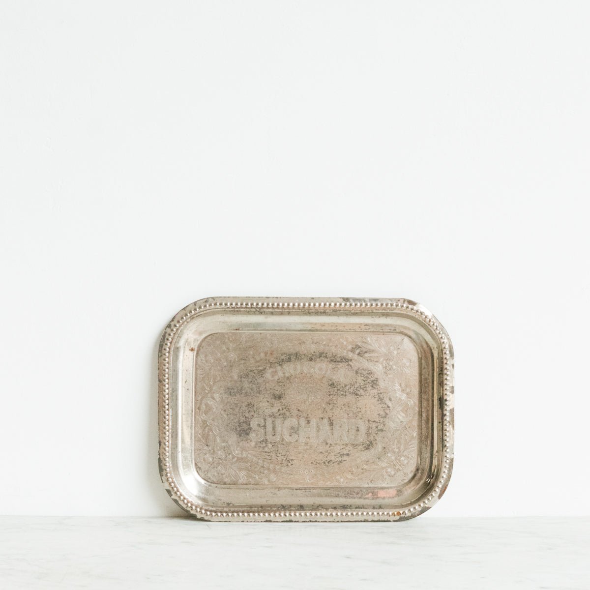 Chocolat Suchard Silver Tray - elsie green - The French Kitchen