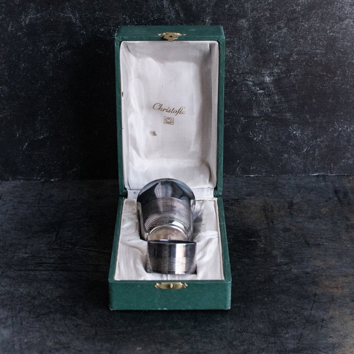 Christofle Christening Cup and Napkin Ring Set - elsie green - The French Kitchen