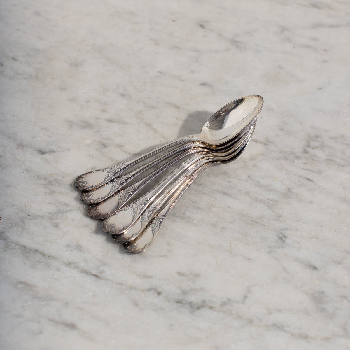 Christofle Teaspoon Set of 6 | The Patrick Orbe Collection - elsie green - the french kitchen