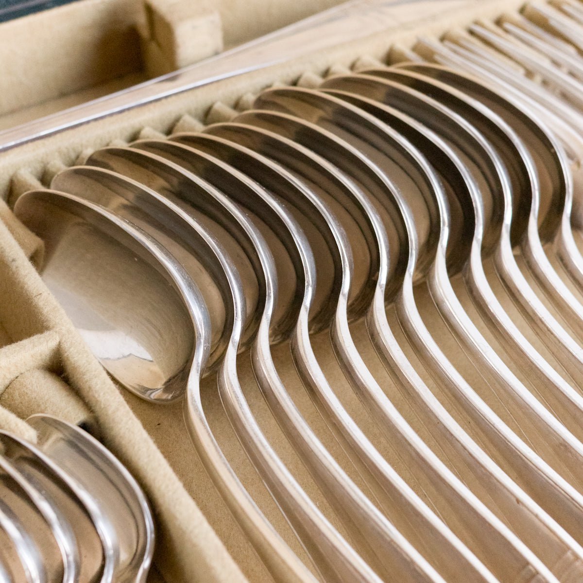 Christofle Vintage Flatware Set of 37 - elsie green - the french kitchen