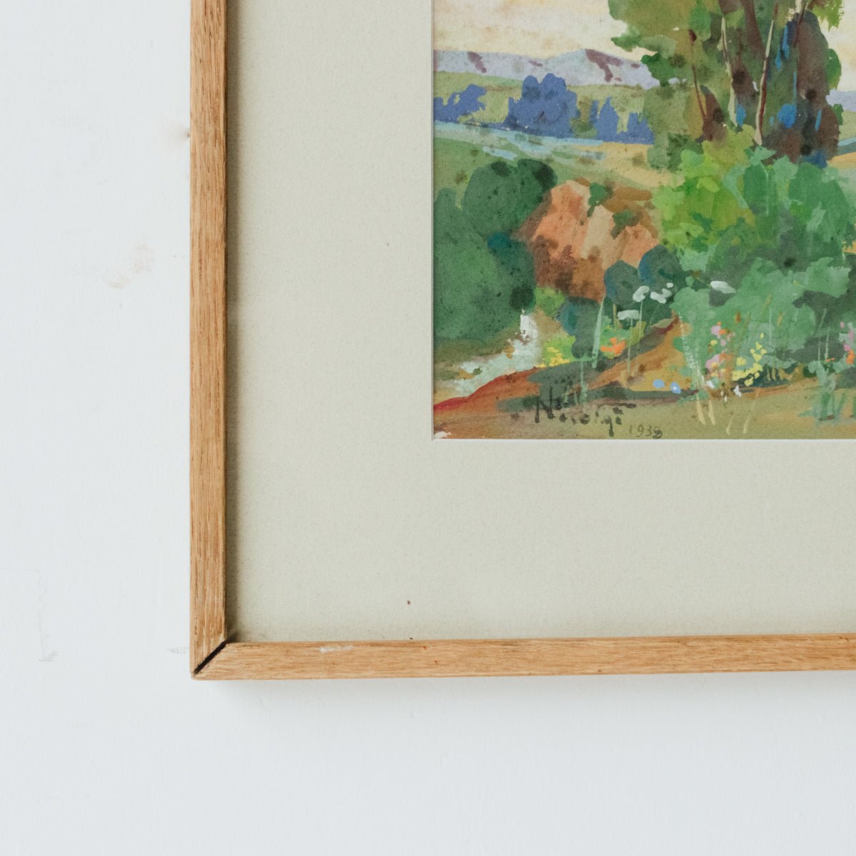 Colorful Landscape Watercolor Painting - elsie green - art