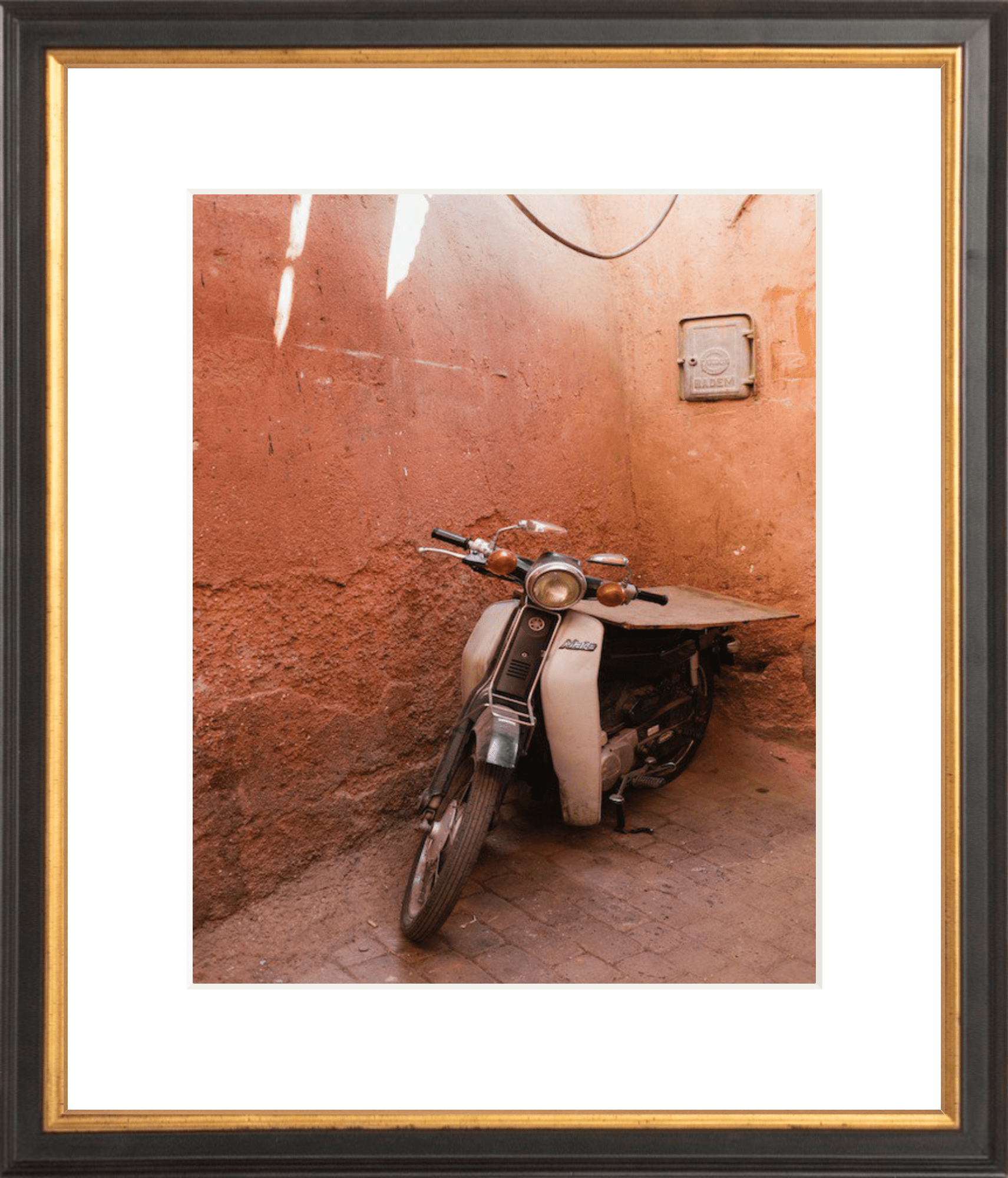 Commute in Marrakech Printed Photograph - elsie green - Art