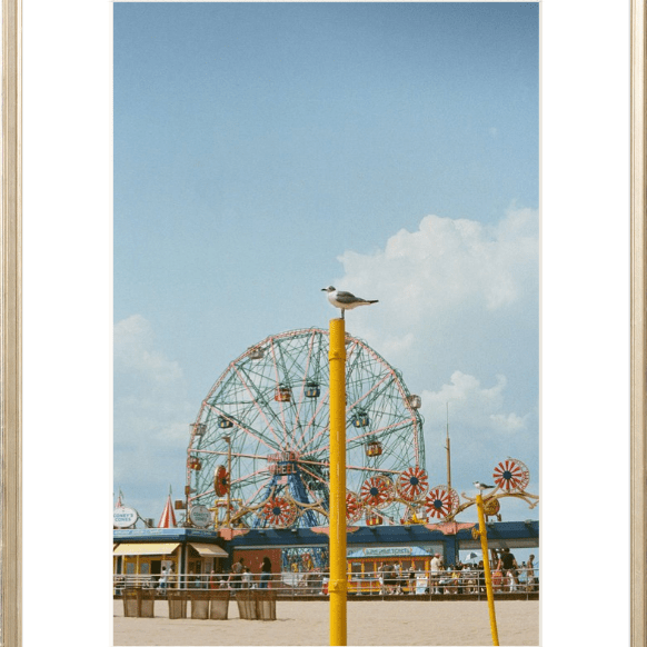 Coney Island Printed Photograph - elsie green - Art