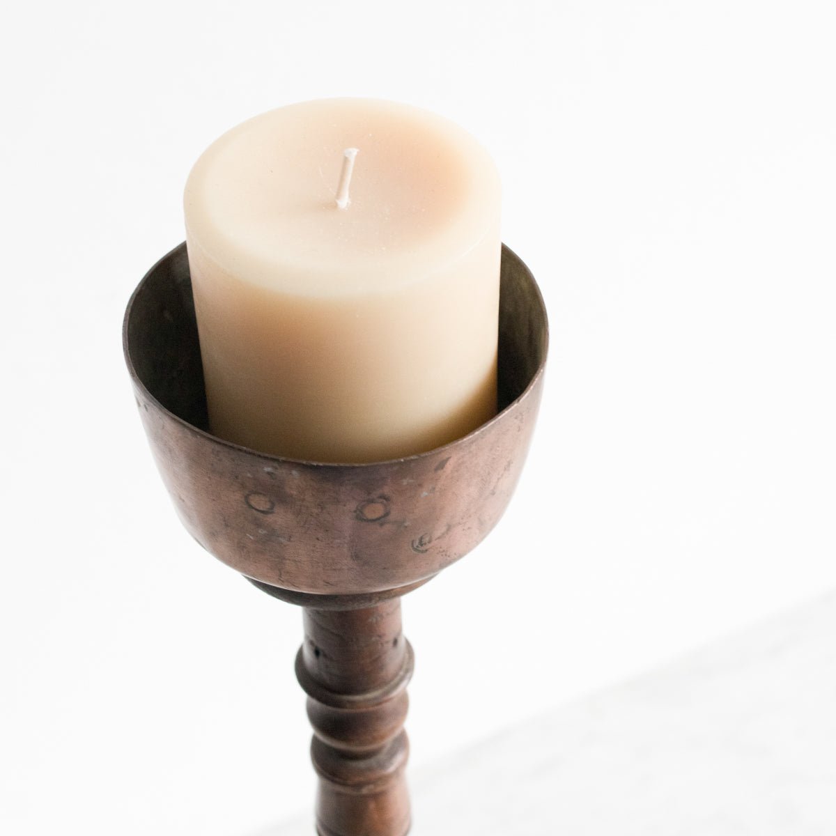 Copper Devotional Candlestick - elsie green - Decor