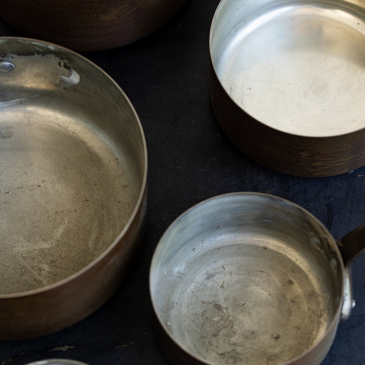 Copper Saucepan Set of 5 - elsie green - the french kitchen