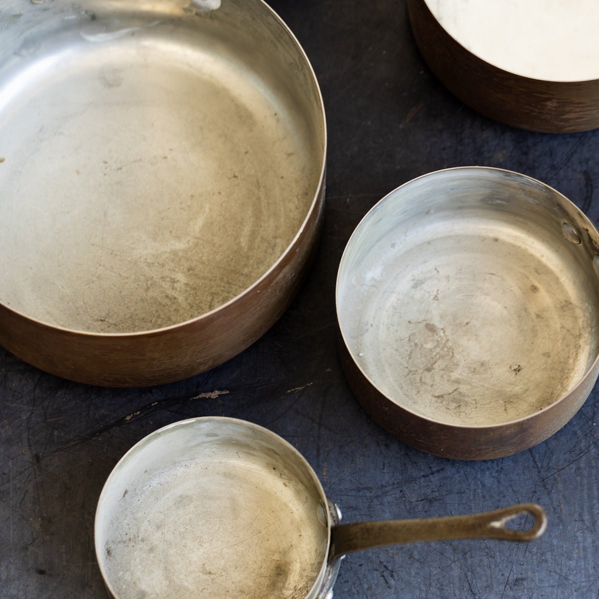 Copper Saucepan Set of 5 - elsie green - the french kitchen