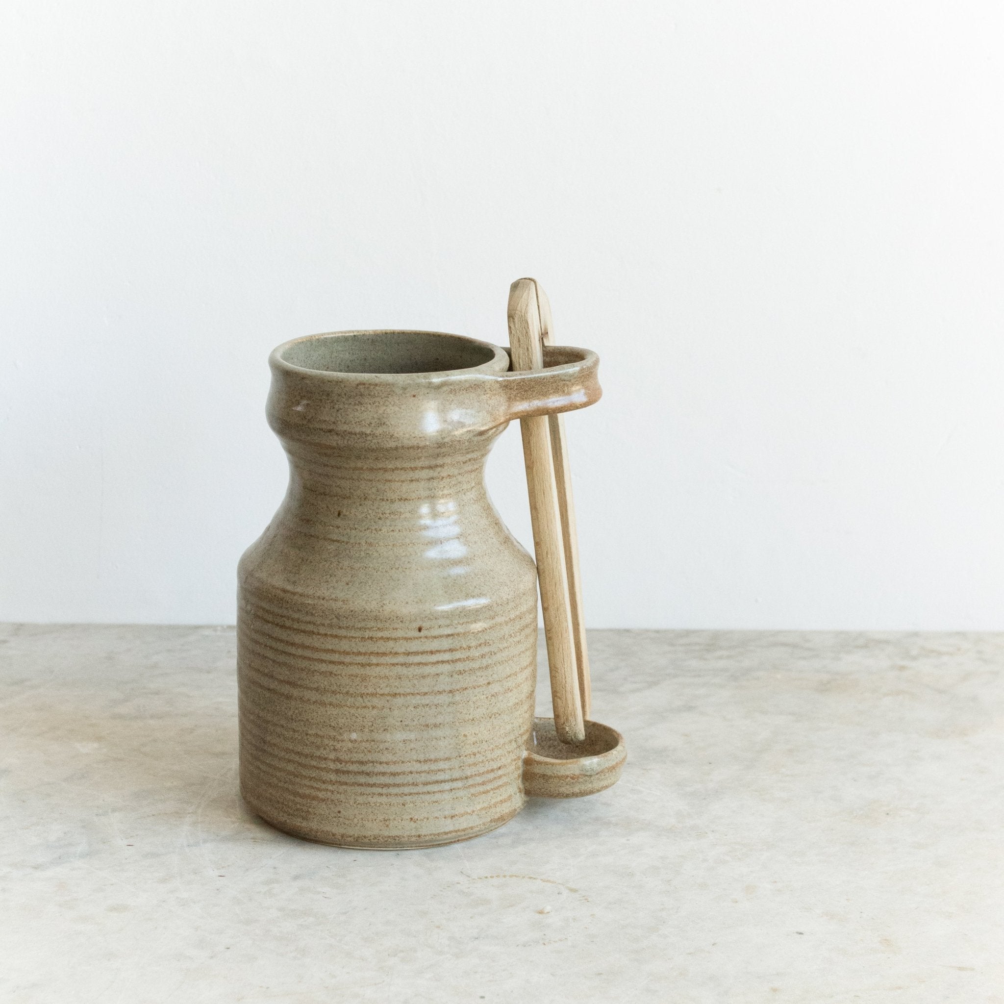 Cornichon Crock With Tongs - elsie green - The French Kitchen