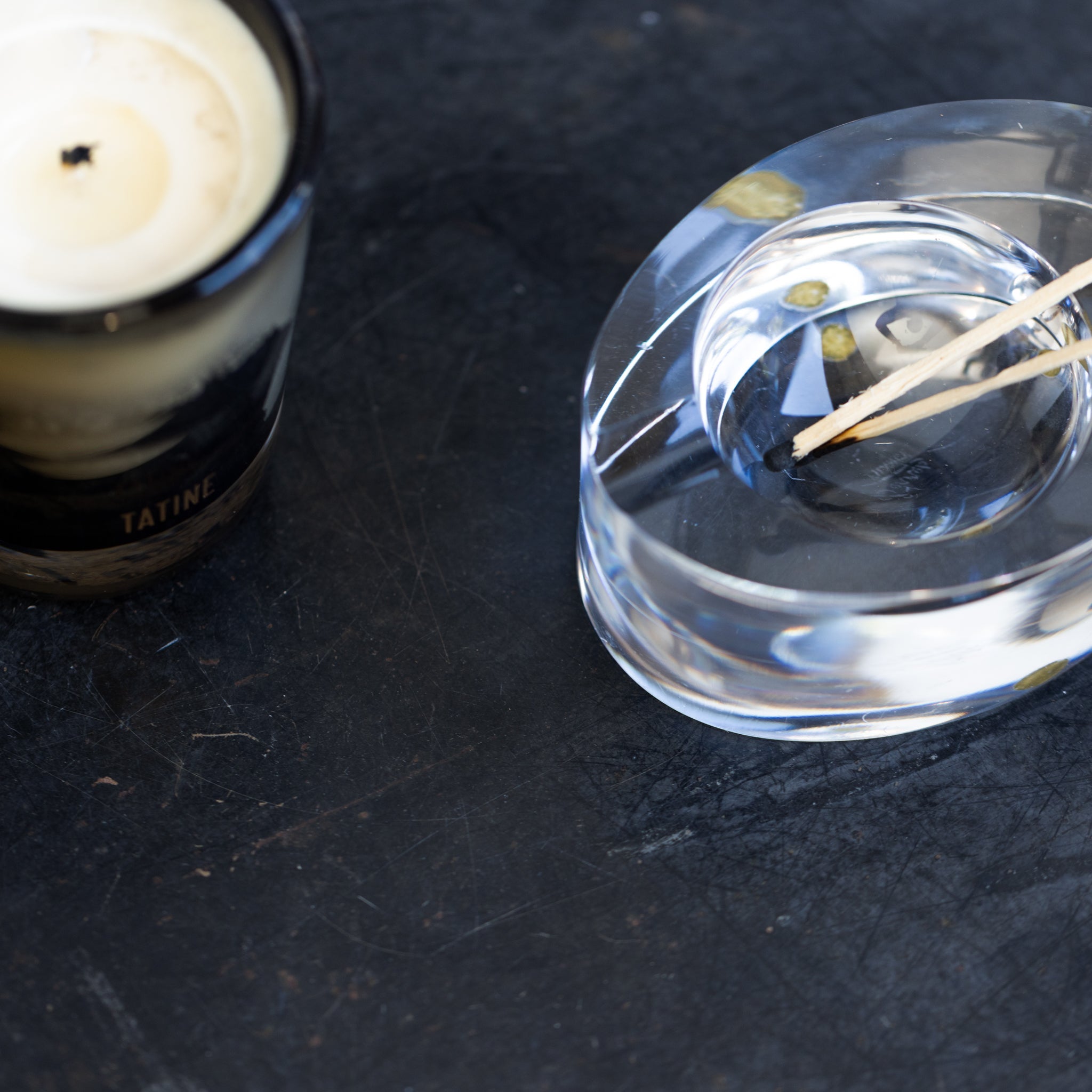 Cristal Sevres Crystal Ashtray - elsie green - decor