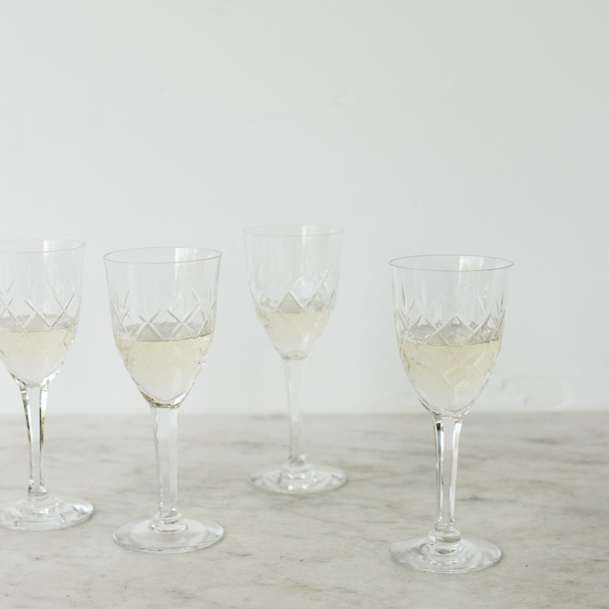 Cristallerie Lorraine Crystal Wine Glass Set of 6 - elsie green - the french kitchen