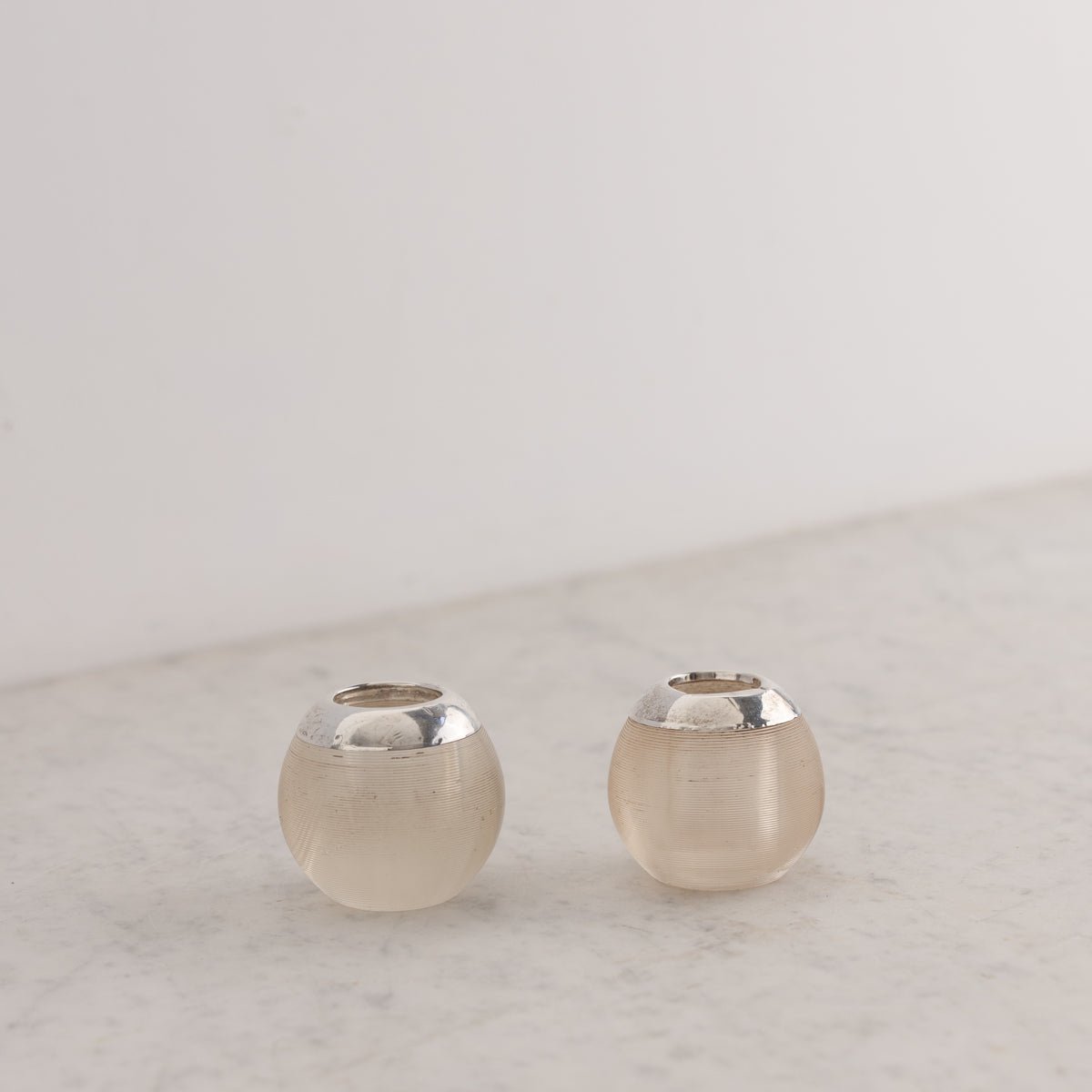 Crystal and Sterling Match Striker - elsie green - decor