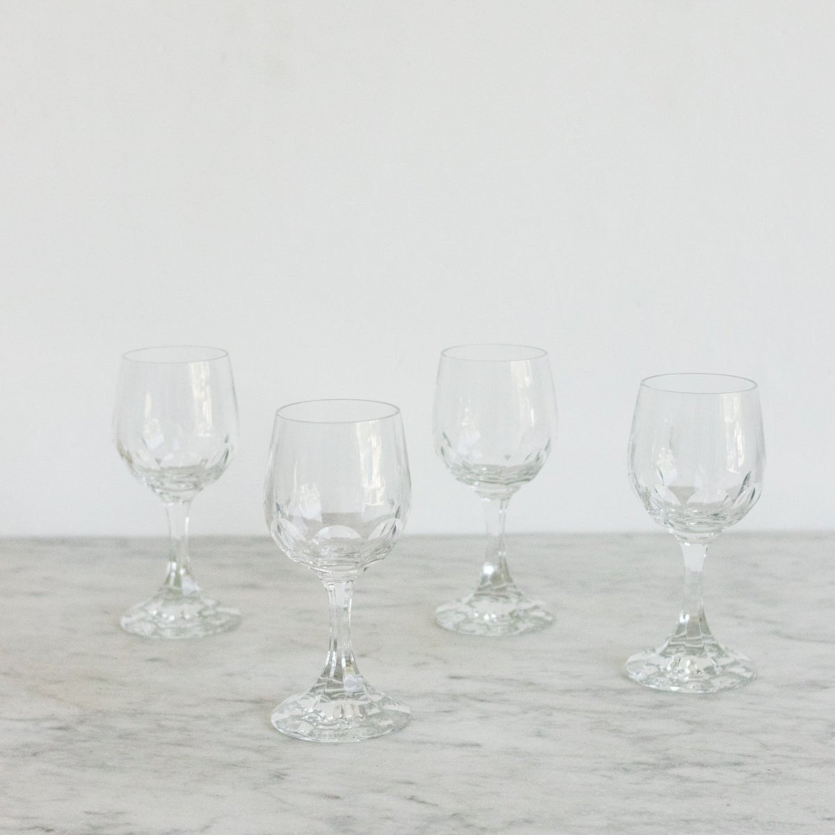 Crystal Bistro Wine Glass Set of 4 - elsie green - The French Kitchen