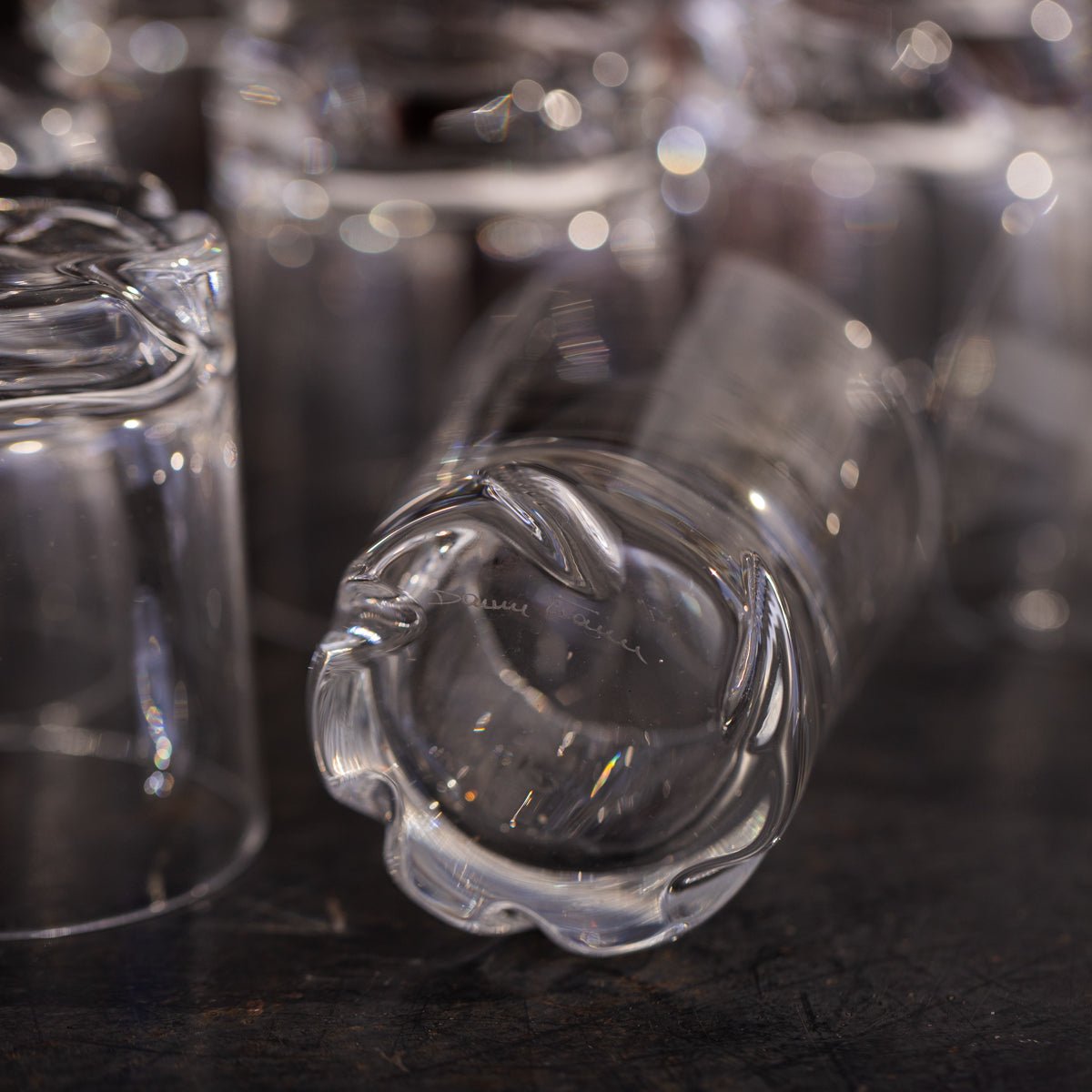 Crystal Daum Shot Glass Set of 11 - elsie green - the french kitchen