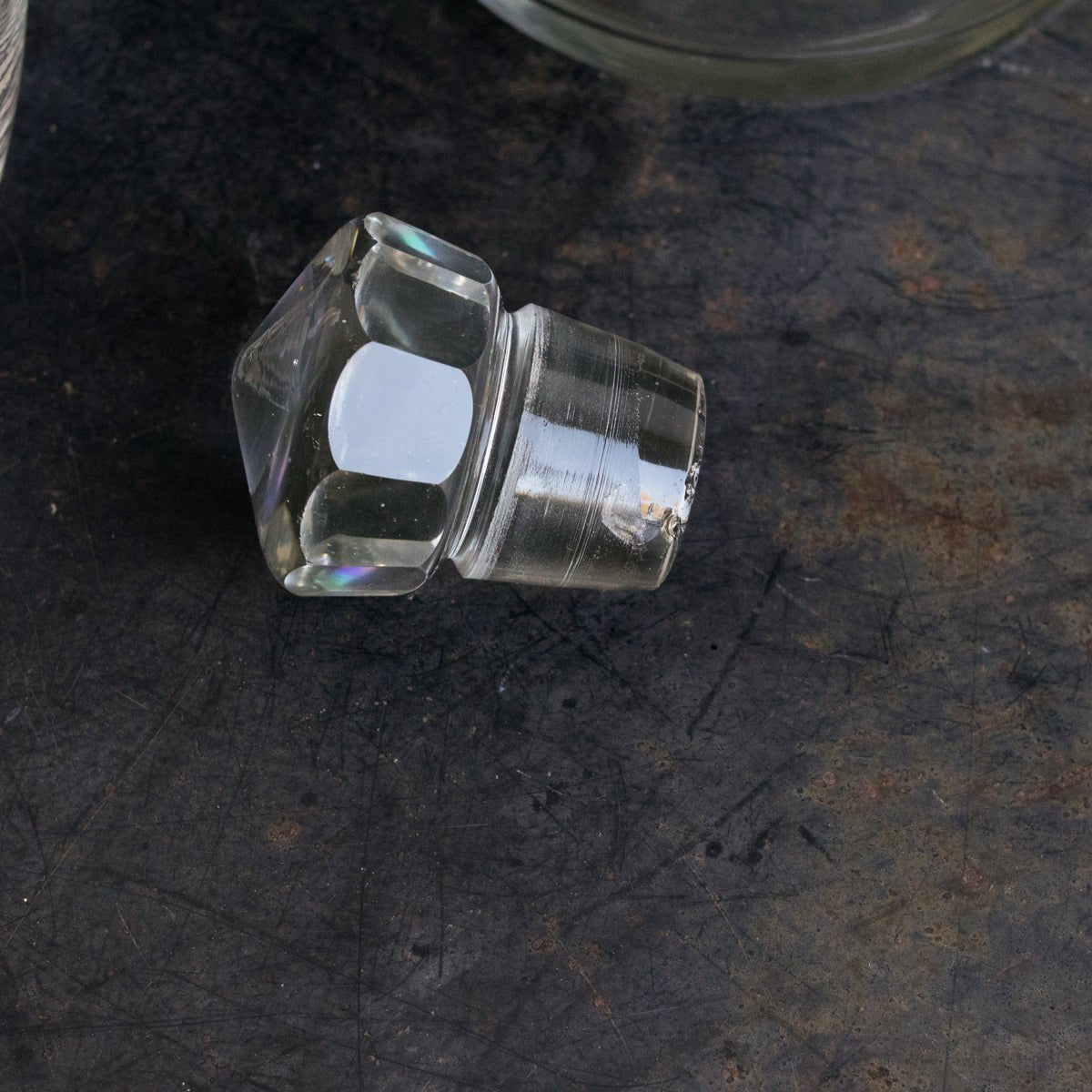 Crystal Decanter With Engraved Bar Glass - elsie green - The French Kitchen