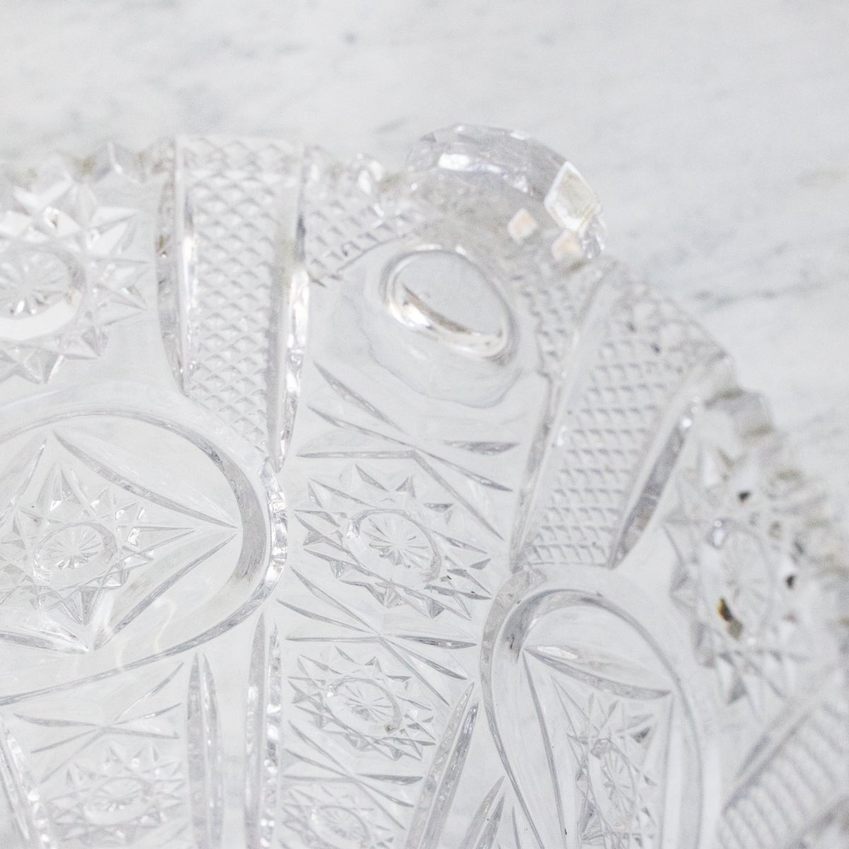 Crystal Ice Bucket And Pair Of Crystal Bar Glasses - elsie green - The French Kitchen