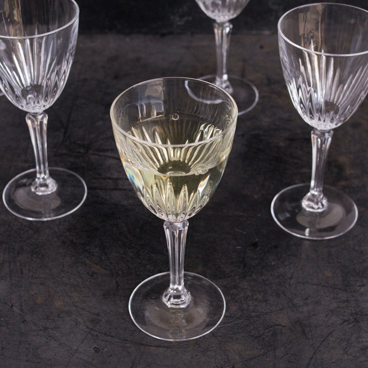 Crystal Wine Glass Set Of 4 - elsie green - The French Kitchen