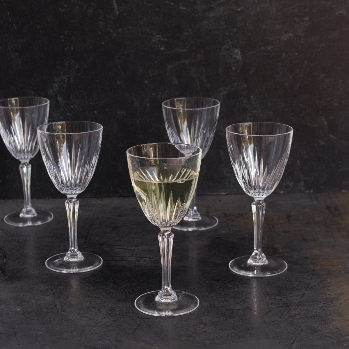 Crystal Wine Glass Set Of 4 - elsie green - The French Kitchen