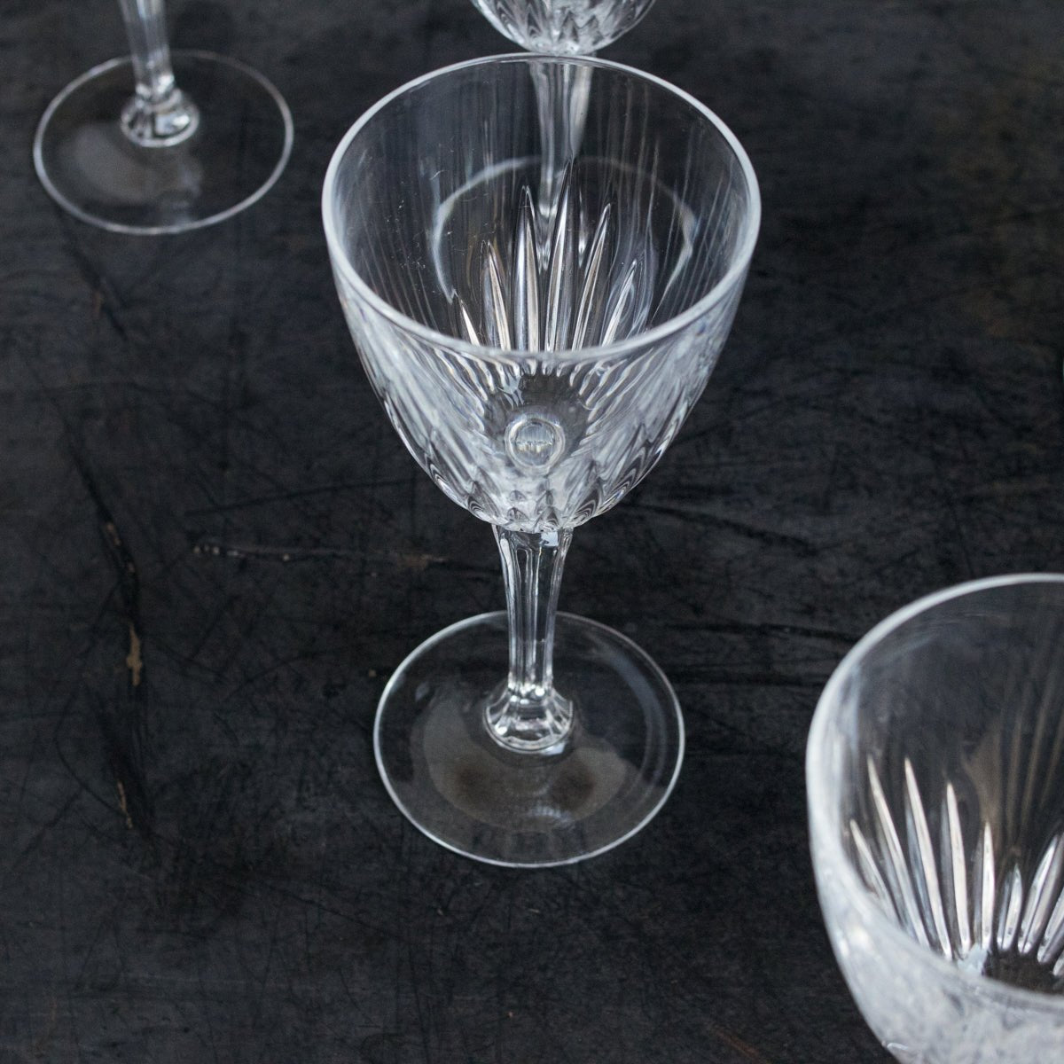 Crystal Wine Glass Set Of 4 - elsie green - The French Kitchen