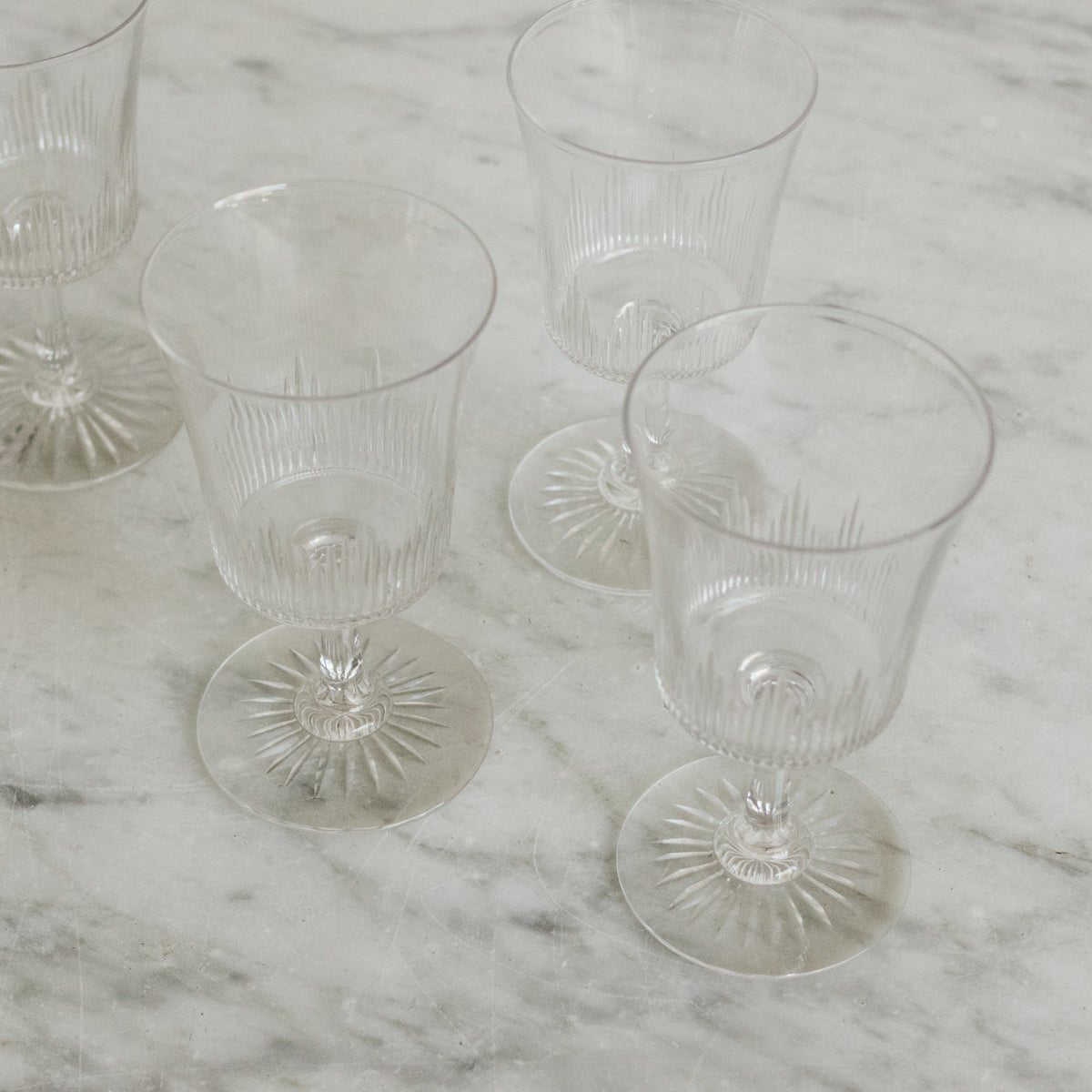 Crystal Wine Glass Set Of 4 - elsie green - The French Kitchen