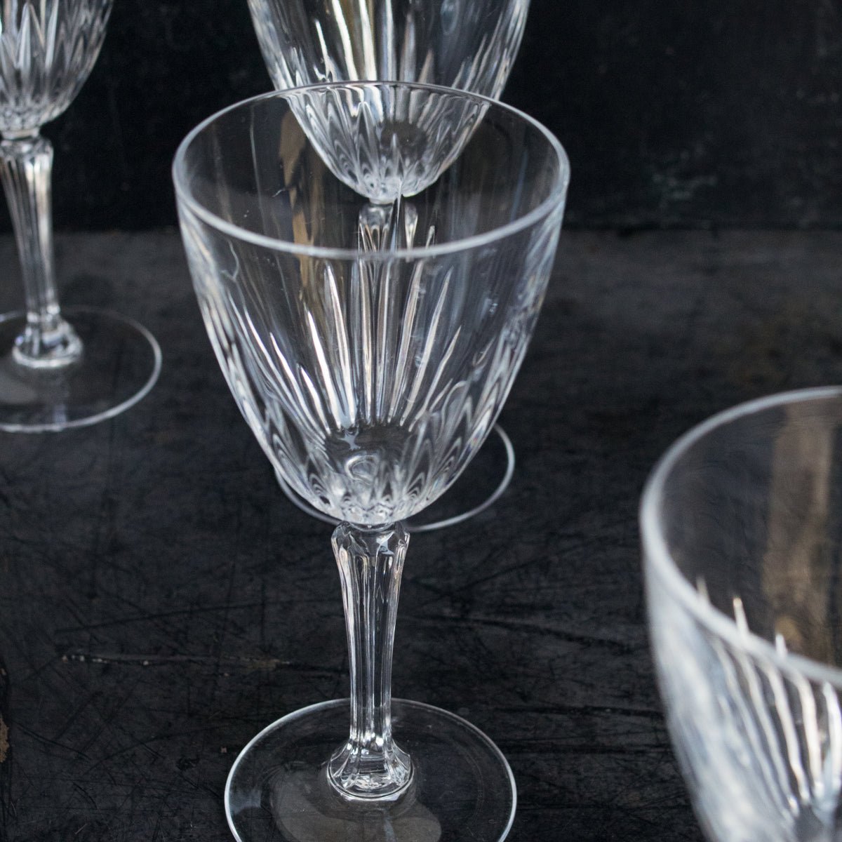 Crystal Wine Glass Set Of 4 - elsie green - The French Kitchen