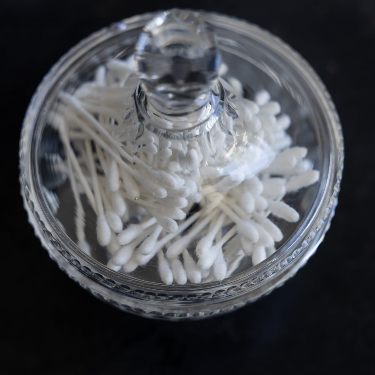 Cut Crystal Candy Jar - elsie green - decor