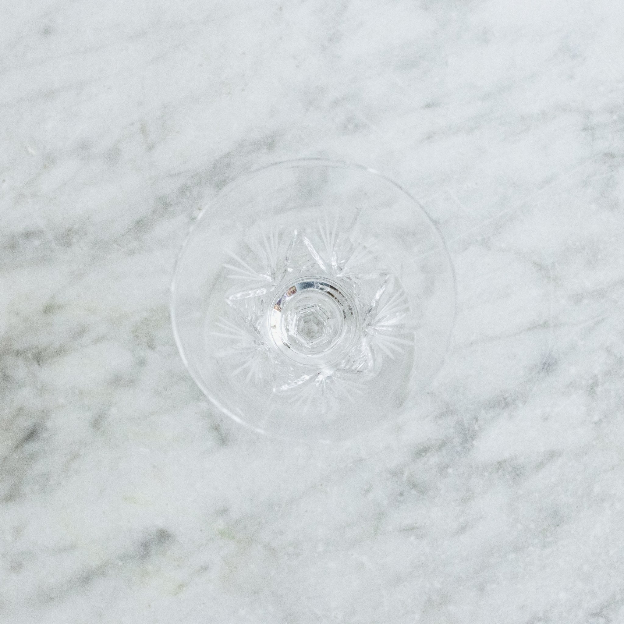 Cut Crystal Glass Set Of 8 - elsie green - The French Kitchen