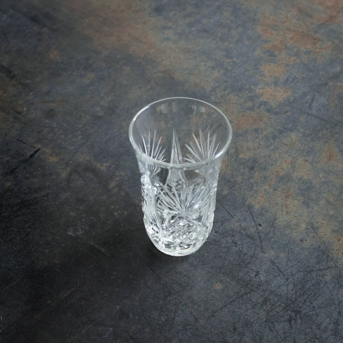 Cut Crystal Petite Flute Set Of 6 - elsie green - The French Kitchen