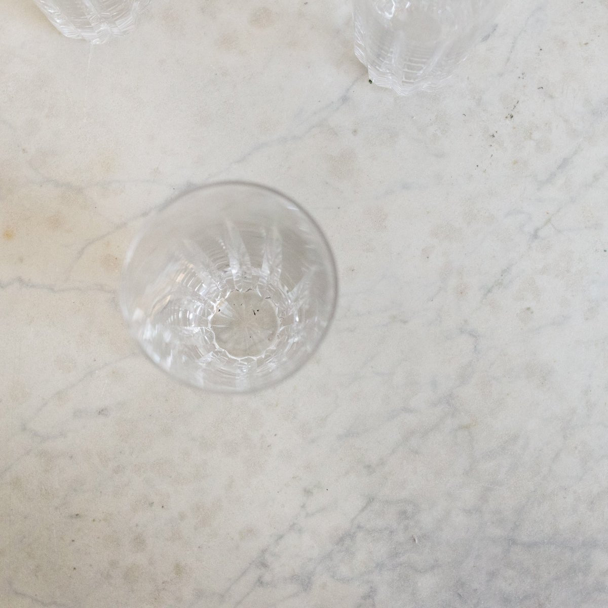 Cut Crystal Stemless Flute Set Of 8 - elsie green - The French Kitchen