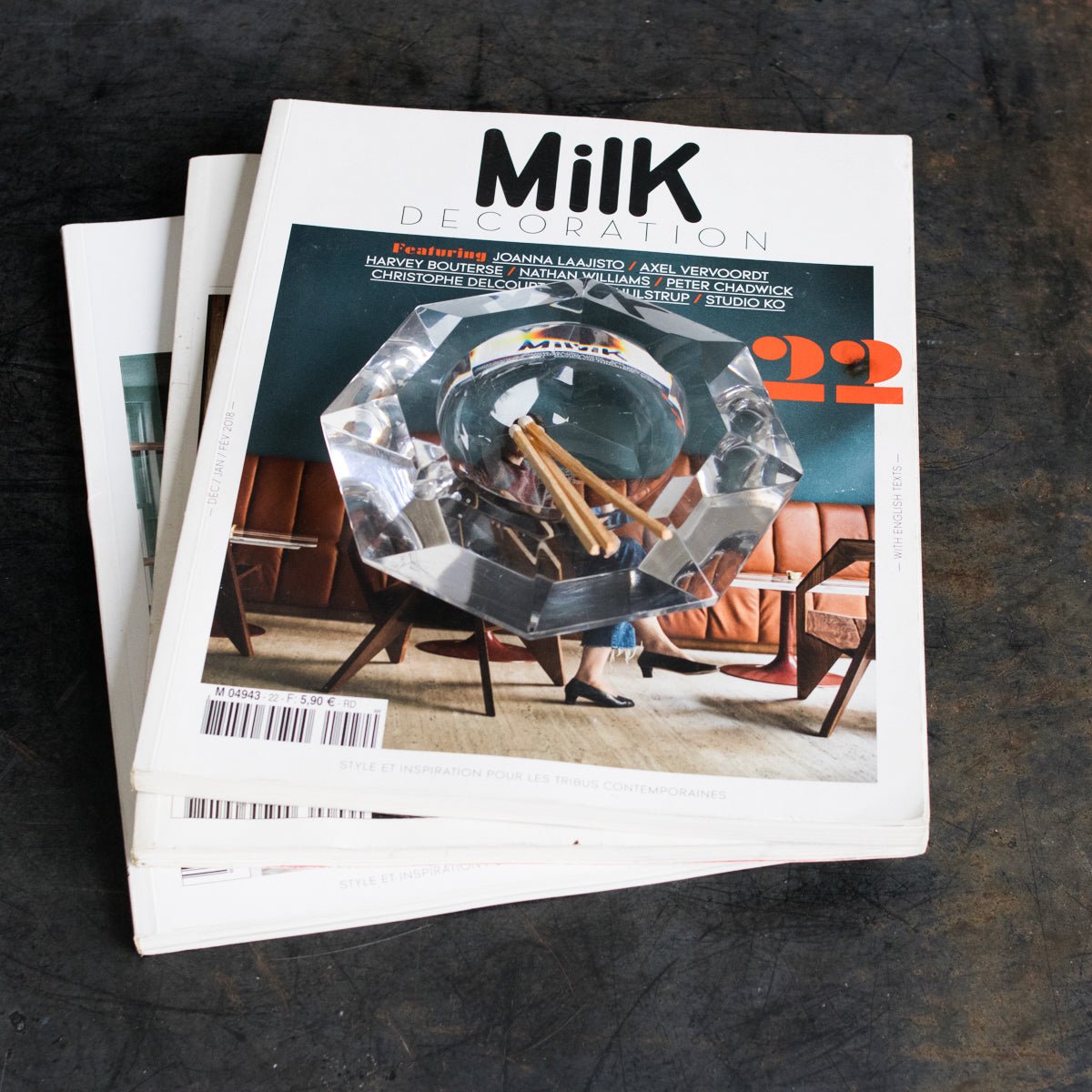 Daum Crystal Ashtray - elsie green - decor