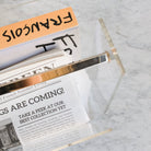 David Lange for Roche Bobois Vintage Magazine Stand - elsie green - decor