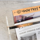 David Lange for Roche Bobois Vintage Magazine Stand - elsie green - decor