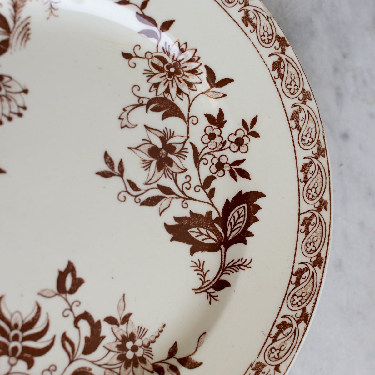 Delft Transferware Plate Set of 4 - elsie green - the french kitchen
