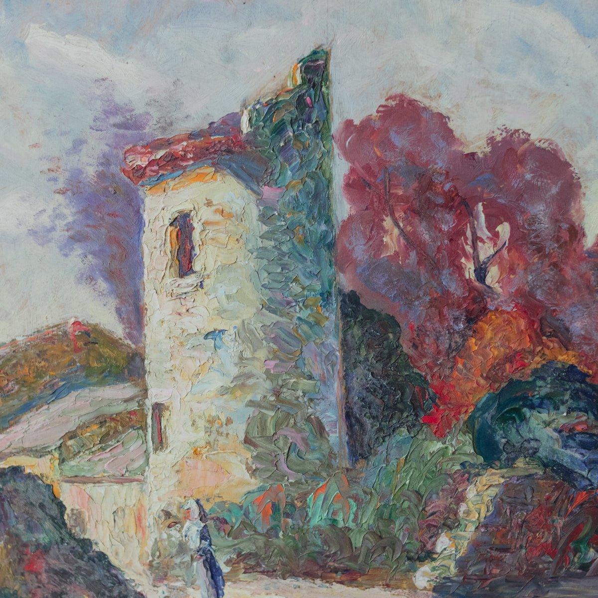 Double Sided Nature Morte Oil Painting - elsie green - Art