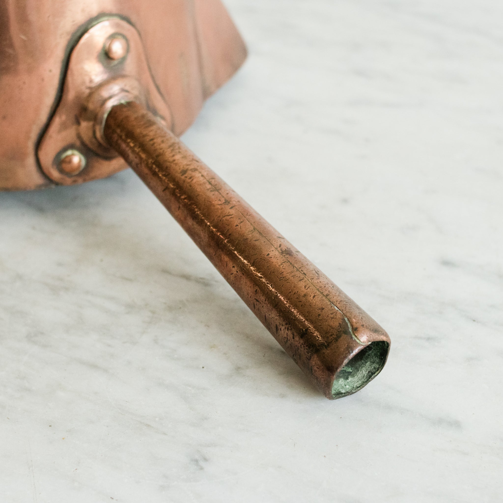 E. Dehillerin Paris Copper Pot with Spout - elsie green - the french kitchen