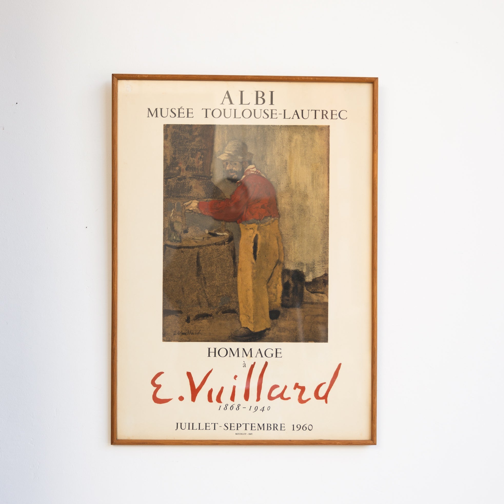 Edouard Villard Exhibit 1960 Advertisement - elsie green - art