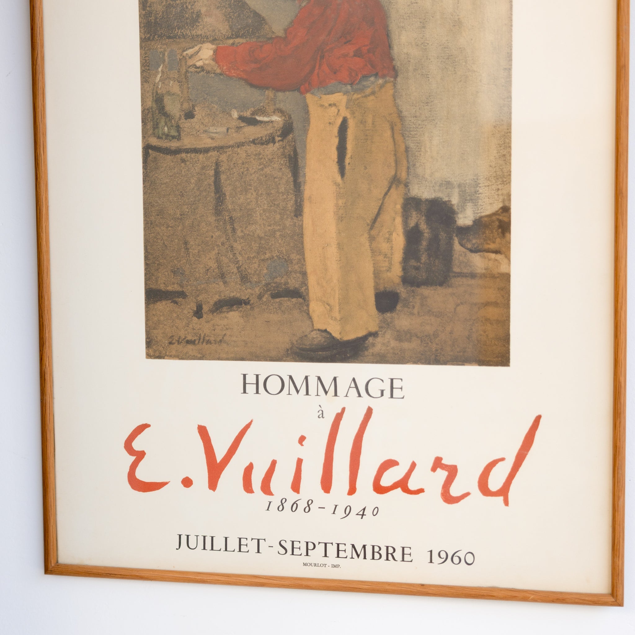 Edouard Villard Exhibit 1960 Advertisement - elsie green - art