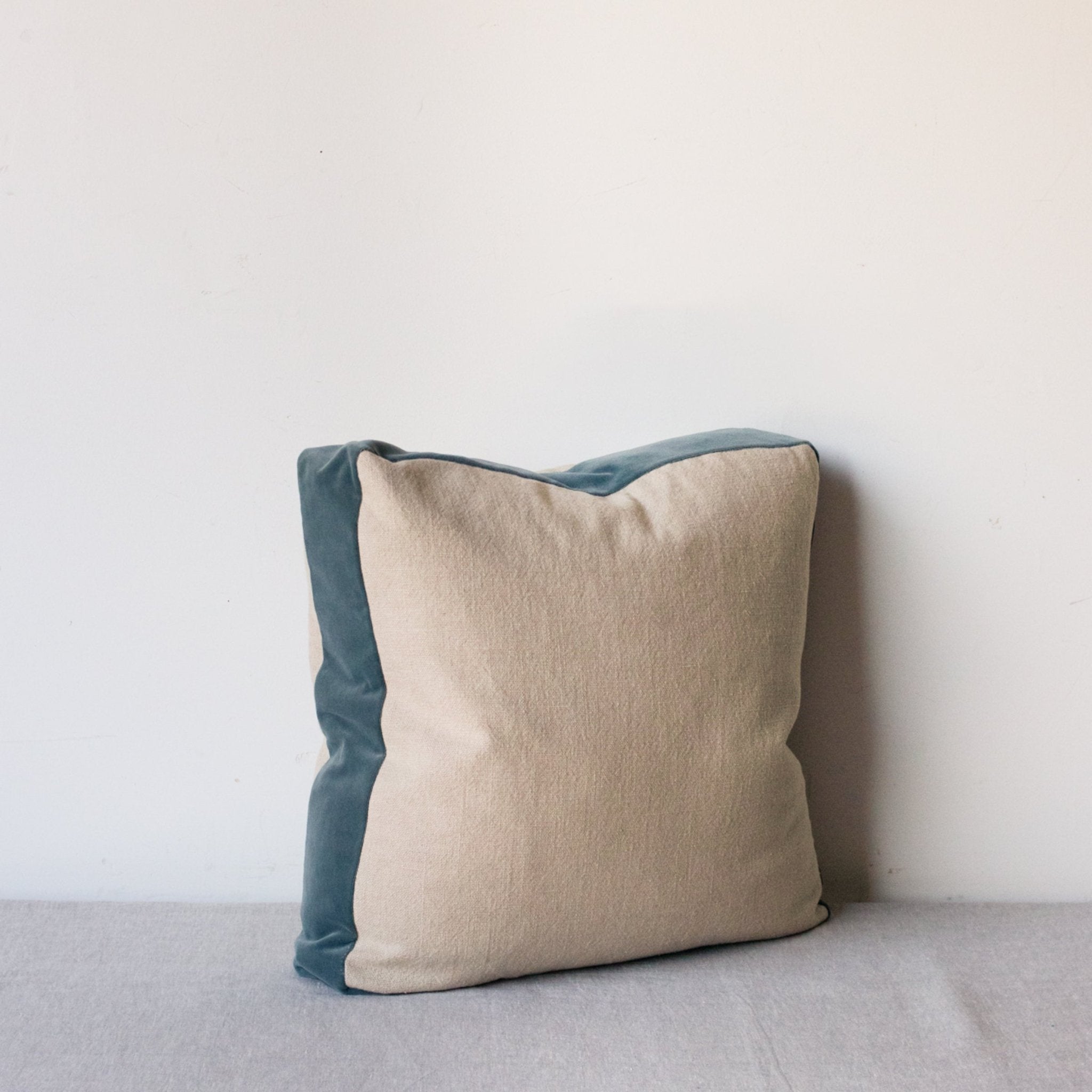 Emile Velvet Gusset Pillow Cover - elsie green - textiles