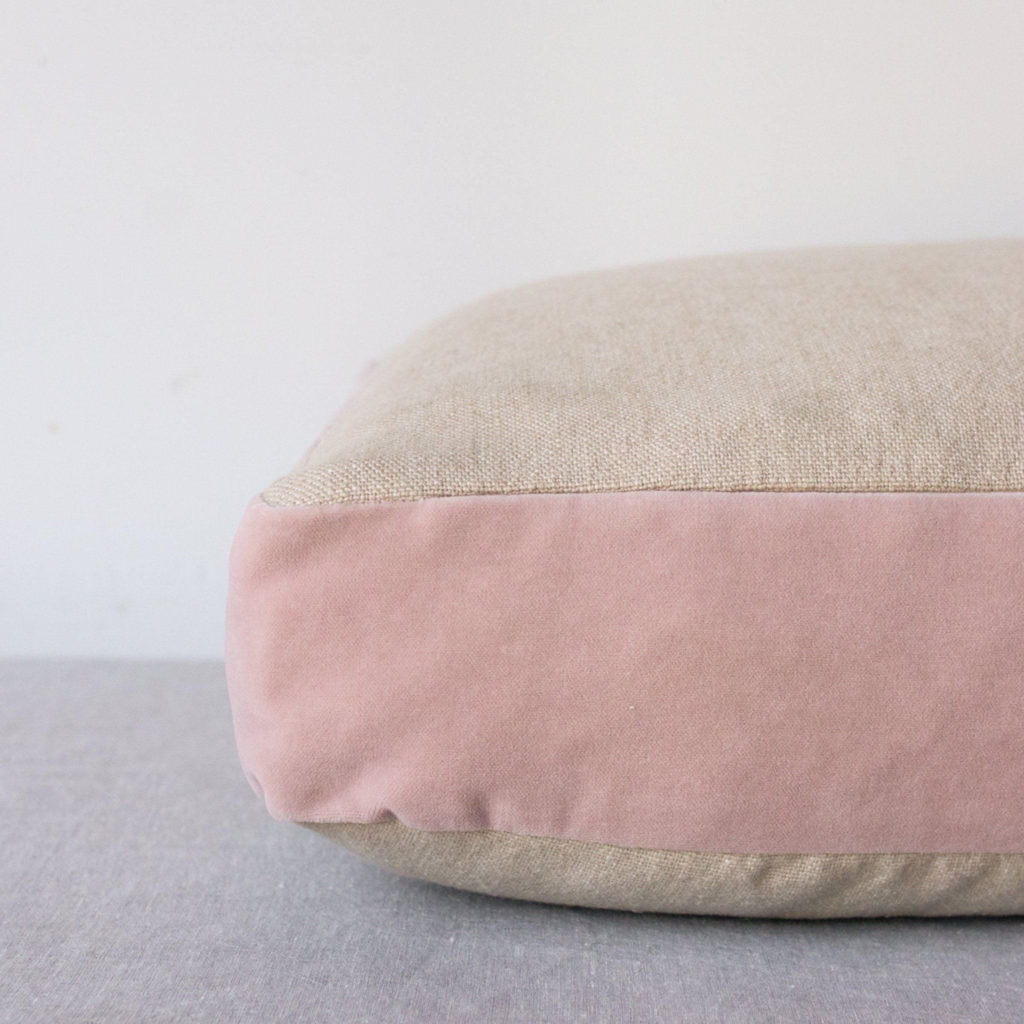 Emile Velvet Gusset Pillow Cover - elsie green - textiles