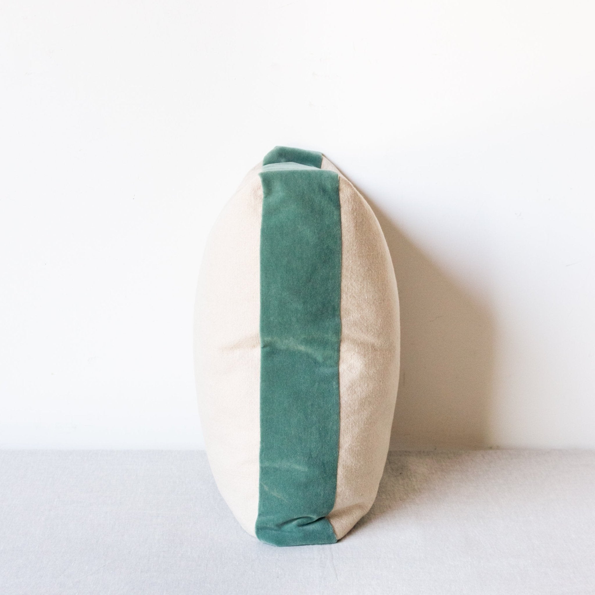 Emile Velvet Gusset Pillow Cover - elsie green - textiles