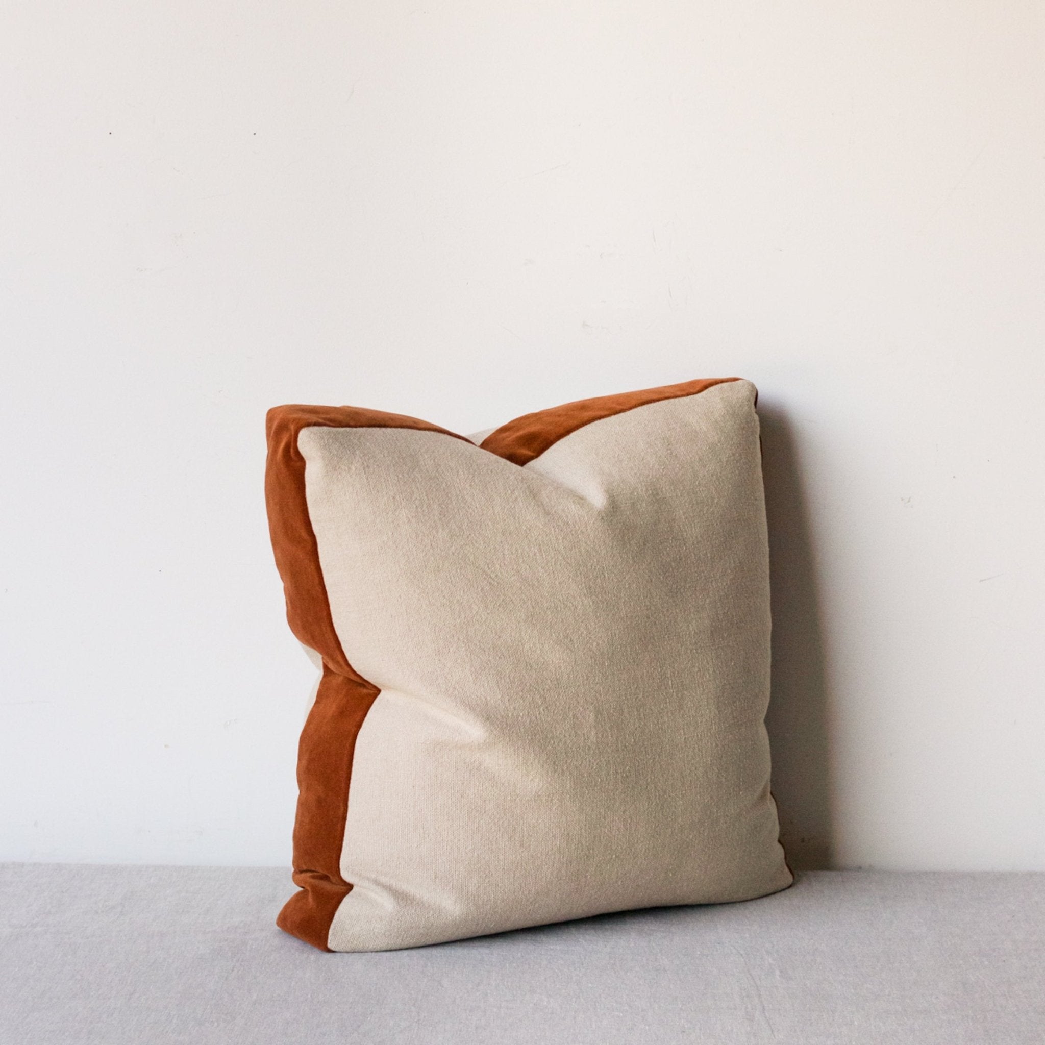 Emile Velvet Gusset Pillow Cover - elsie green - textiles