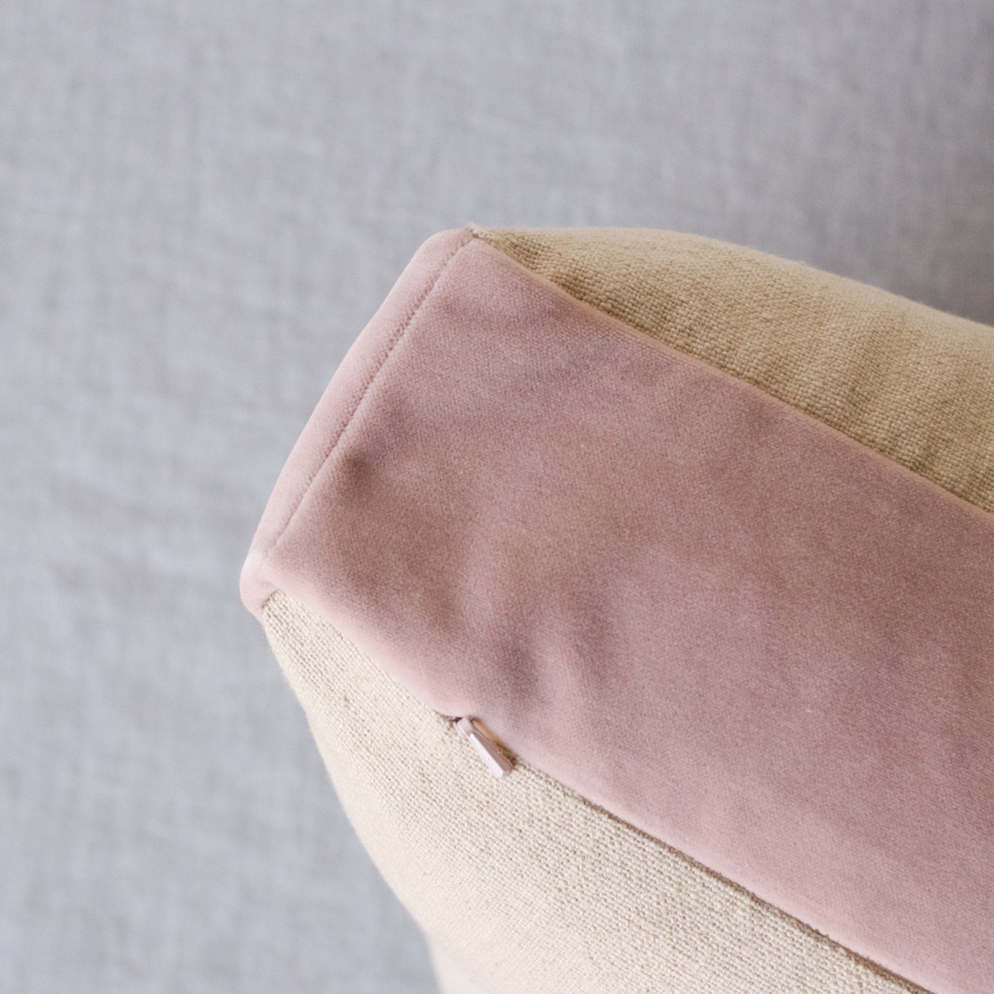 Emile Velvet Gusset Pillow Cover - elsie green - textiles