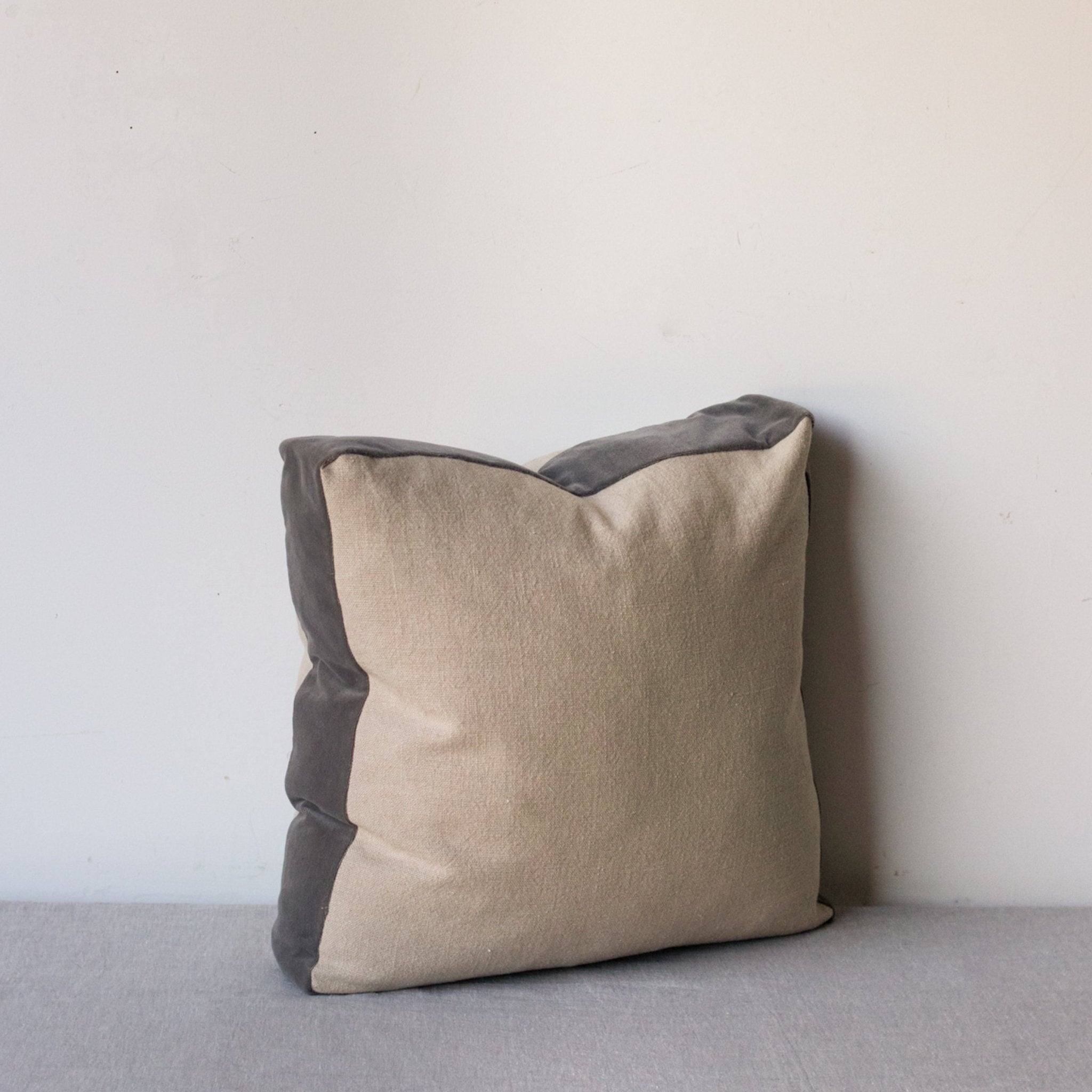 Emile Velvet Gusset Pillow Cover - elsie green - textiles