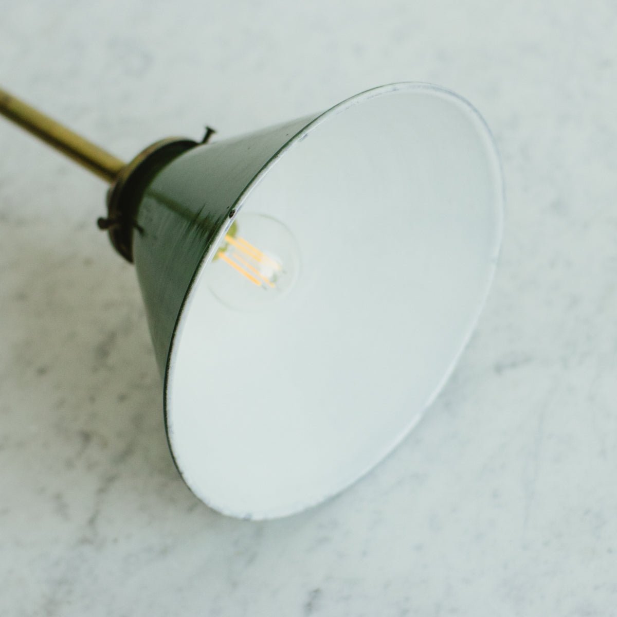 Enamel & Brass Pendant - elsie green - the french kitchen