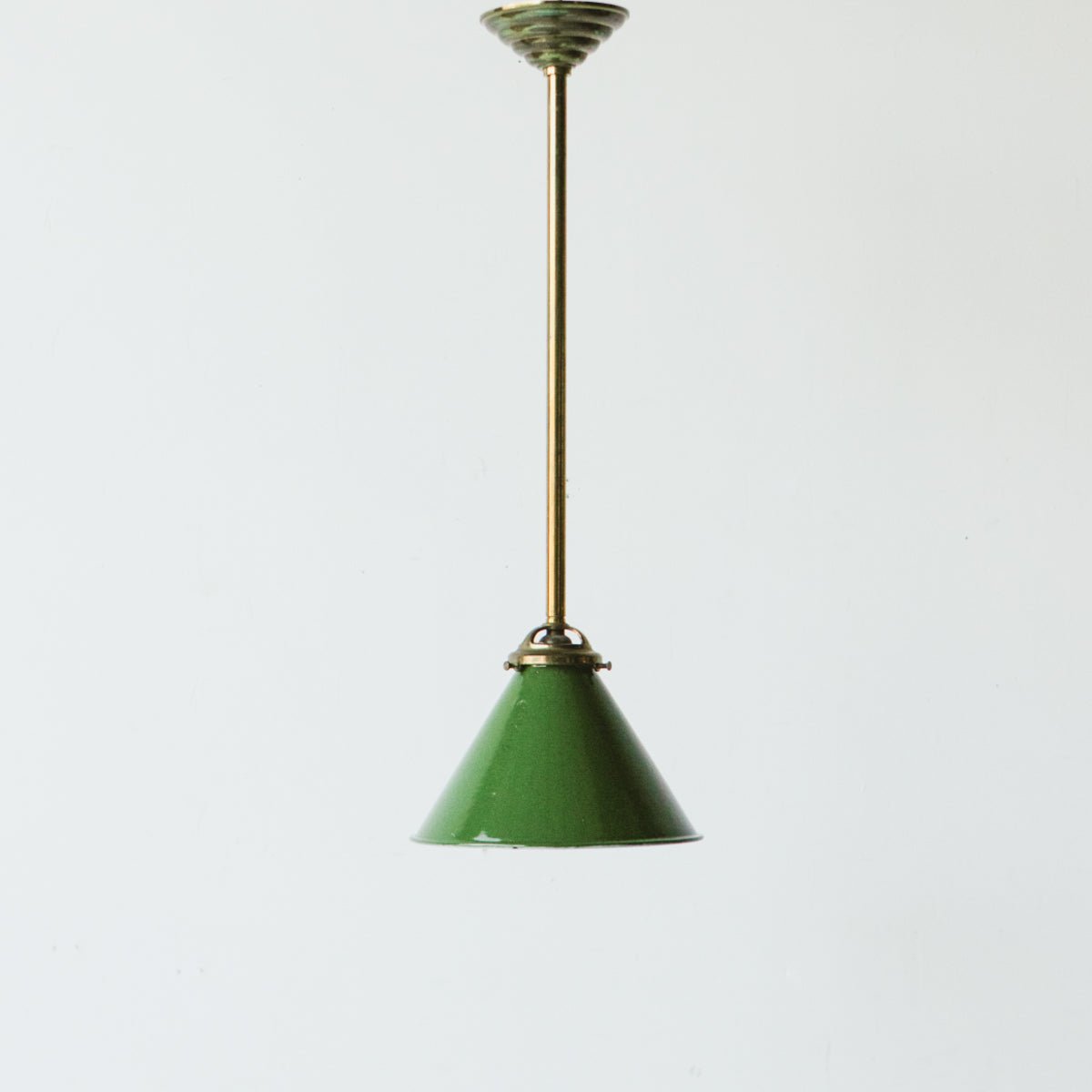 Enamel & Brass Pendant - elsie green - the french kitchen