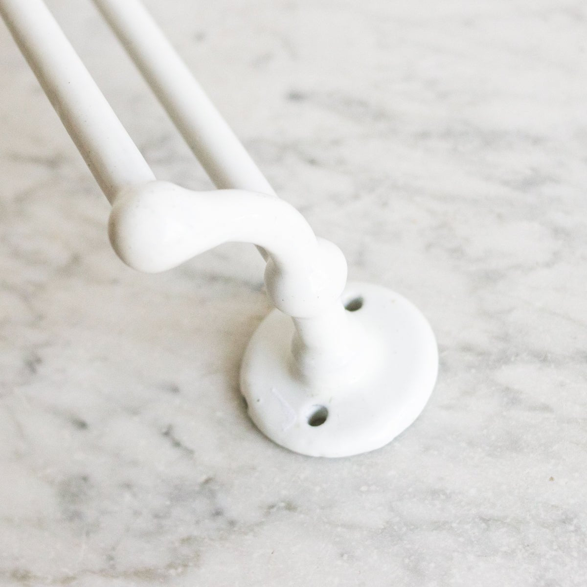 Enamel Double Towel Bar - elsie green - Decor