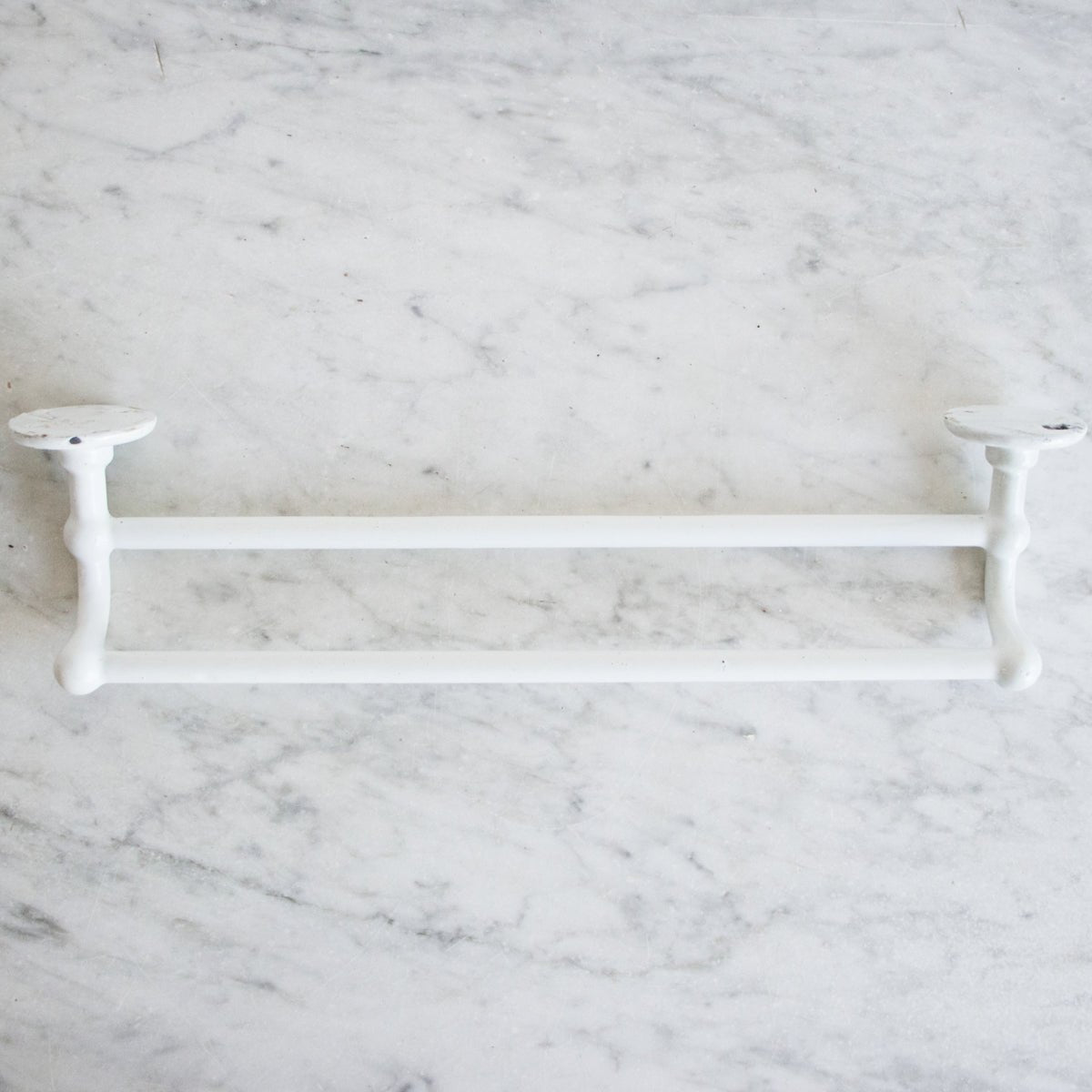 Enamel Double Towel Bar - elsie green - Decor