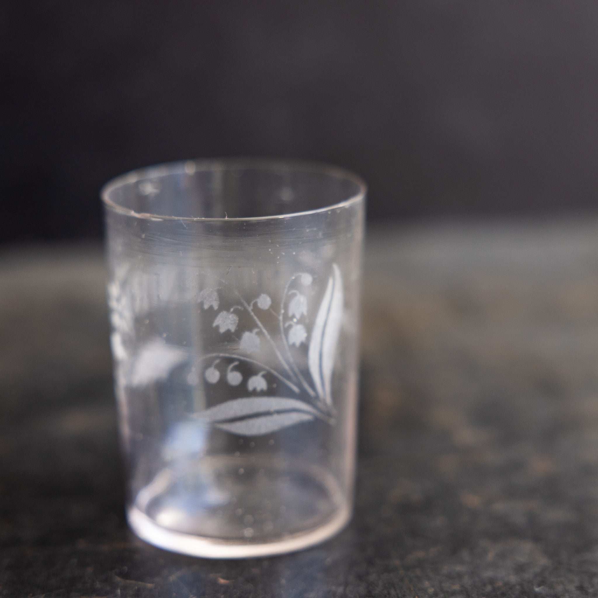 Engraved Blown Glass Tumbler | Souvenir - elsie green - the french kitchen