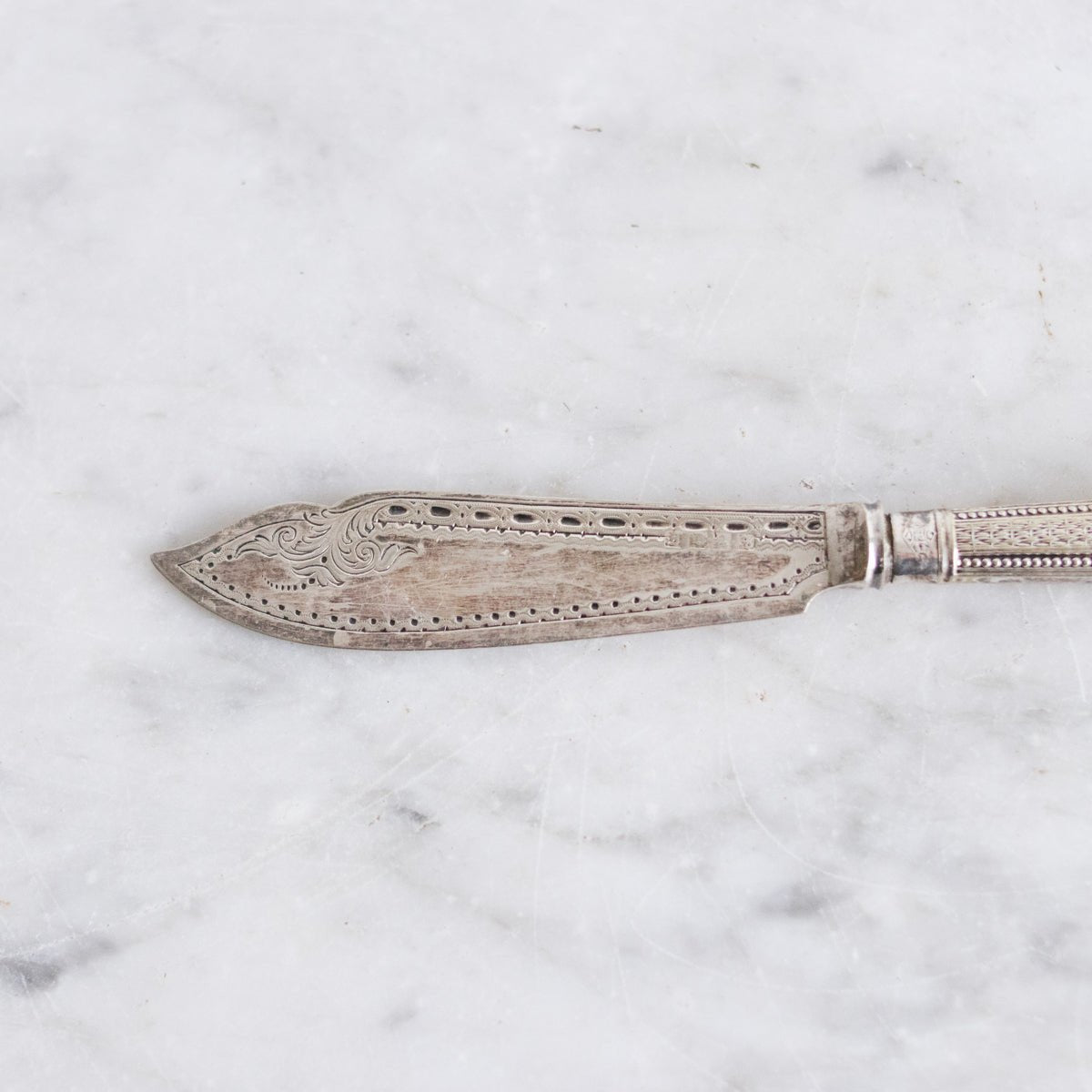 Engraved Fish Knife - elsie green - The French Kitchen