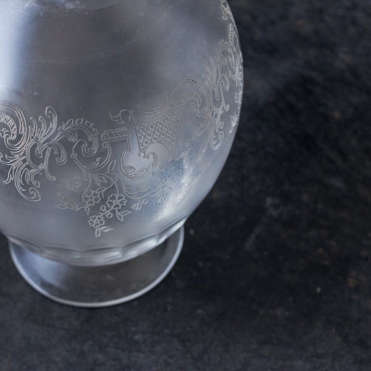 Engraved Glass Decanter - elsie green - the french kitchen